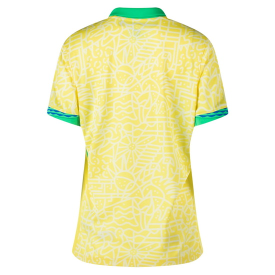 2024 Brazil Team Home Women's Soccer Jersey - Click Image to Close
