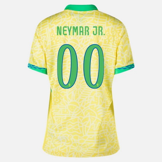 2024 Brazil Customized Home Women's Soccer Jersey - Click Image to Close