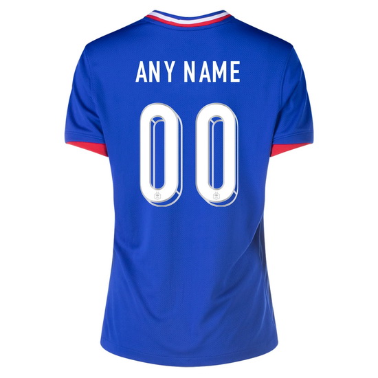 2024 France Customized Home Women's Soccer Jersey - Click Image to Close