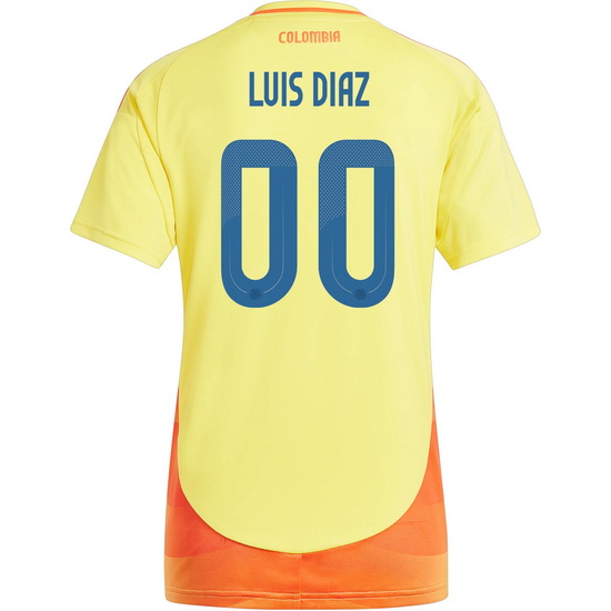 2024 Colombia Customized Home Women's Soccer Jersey