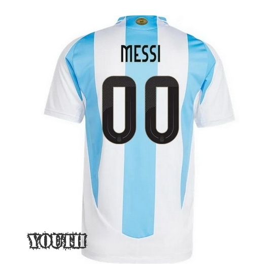2024 Argentina Customized Home Youth Soccer Jersey