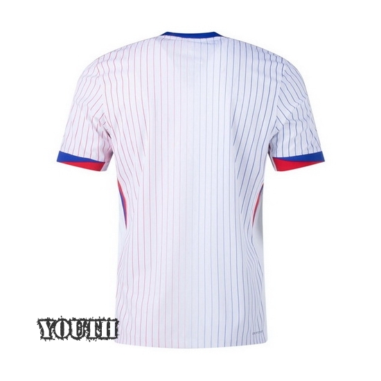 2024 France Team Away Youth Soccer Jersey