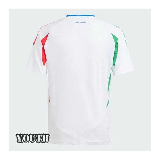 2024 Italy Team Away Youth Soccer Jersey