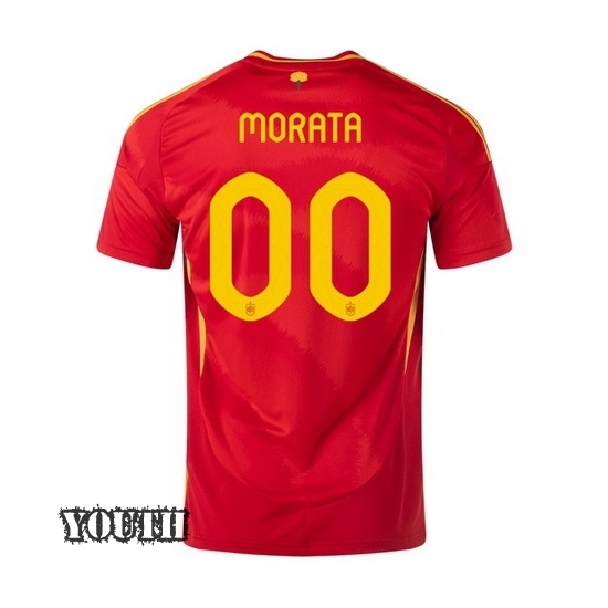 2024 Spain Customized Home Youth Soccer Jersey