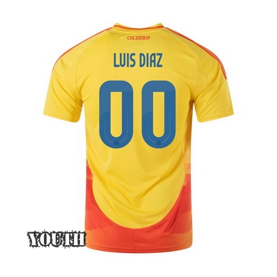 2024 Colombia Customized Home Youth Soccer Jersey