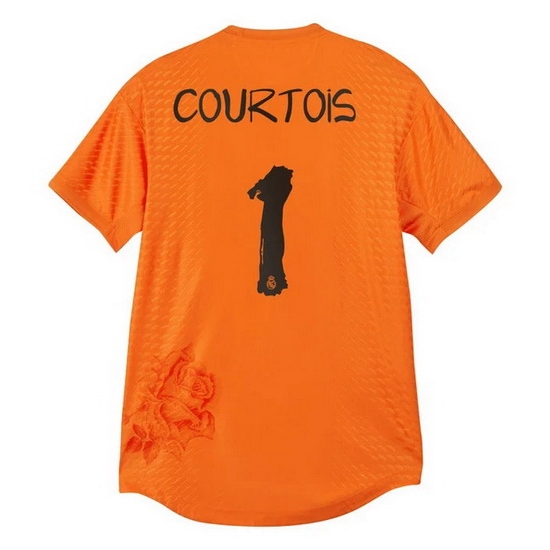 2023/24 Thibaut Courtois Orange Men's Soccer Jersey