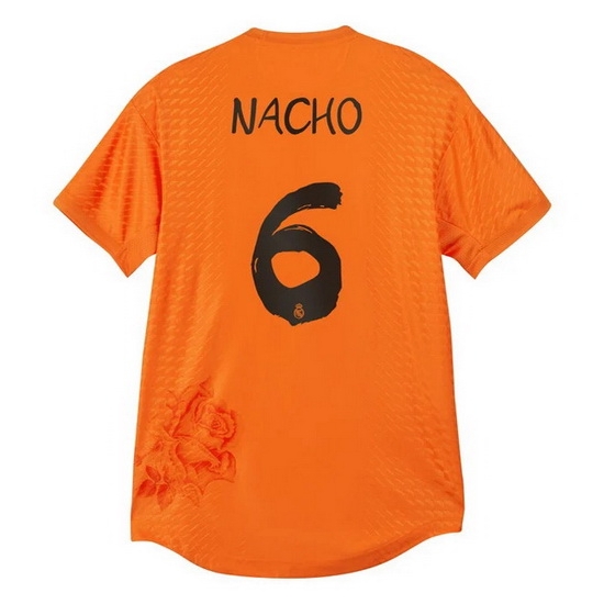 2023/24 Nacho Fernandez Orange Men's Soccer Jersey