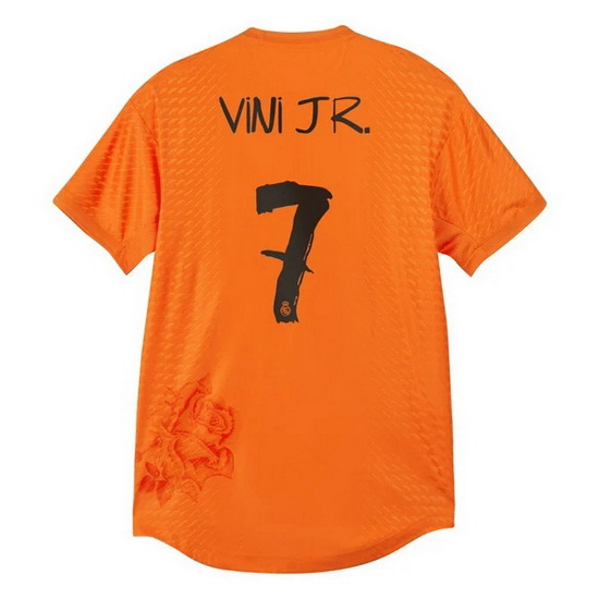 2023/24 Vinicius Junior Orange Men's Soccer Jersey