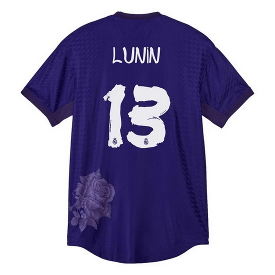 2023/24 Andriy Lunin Purple Men's Soccer Jersey
