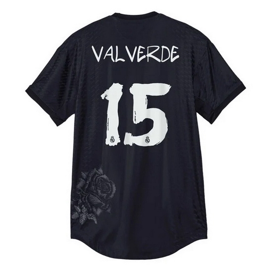2023/24 Federico Valverde Black Men's Soccer Jersey