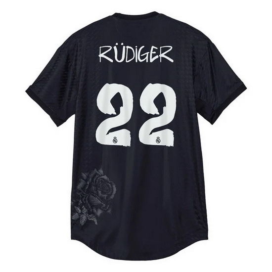 2023/24 Antonio Rudiger Black Men's Soccer Jersey