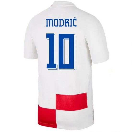 2024 Luka Modric Croatia Home Men's Soccer Jersey