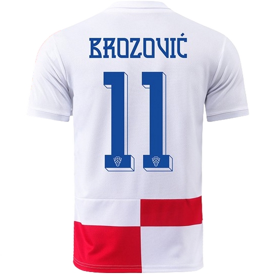 2024 Marcelo Brozovic Croatia Home Men's Soccer Jersey
