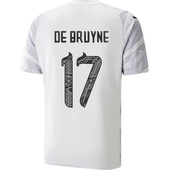 2023/24 Kevin De Bruyne Gray Men's Soccer Jersey