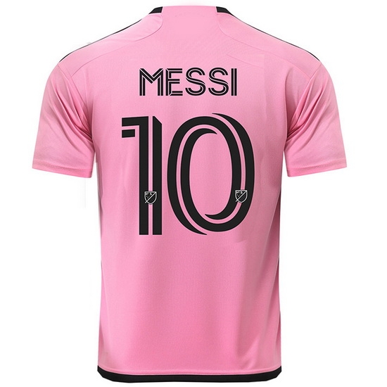 2024 Lionel Messi Pink Home Men's Soccer Jersey