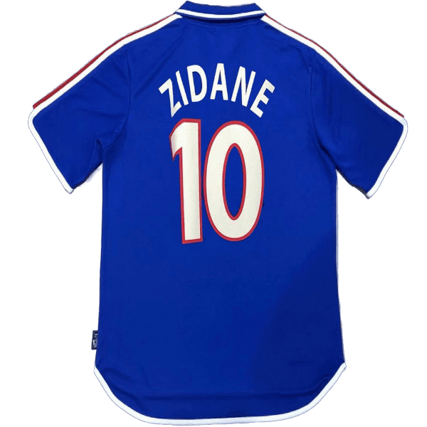 2000 Zidane France Home Retro Men's Soccer Jersey