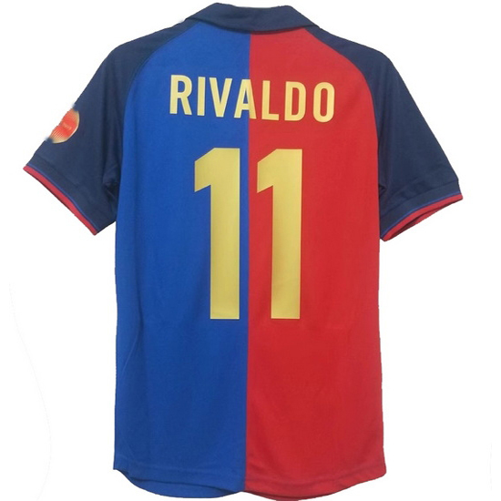 1999 Rivaldo #11 Home Retro Men's Soccer Jersey