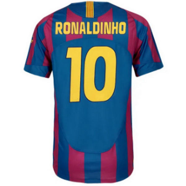 05/06 Ronaldinho #10 Home Retro Men's Soccer Jersey