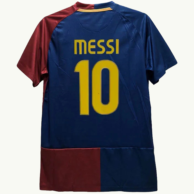 08/09 Messi #10 Home Retro Men's Soccer Jersey