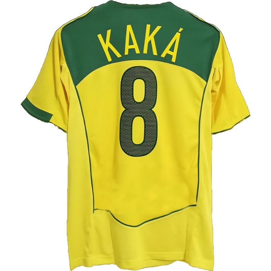 2004 Kaka Brazil Home Retro Men's Soccer Jersey