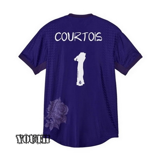 2023/24 Thibaut Courtois Purple Youth Soccer Jersey