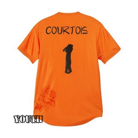 2023/24 Thibaut Courtois Orange Youth Soccer Jersey