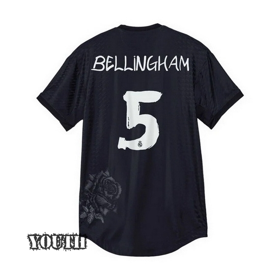 2023/24 Jude Bellingham Black Youth Soccer Jersey