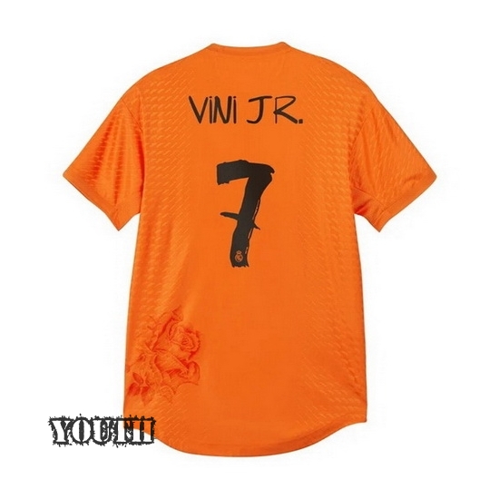 2023/24 Vinicius Junior Orange Youth Soccer Jersey