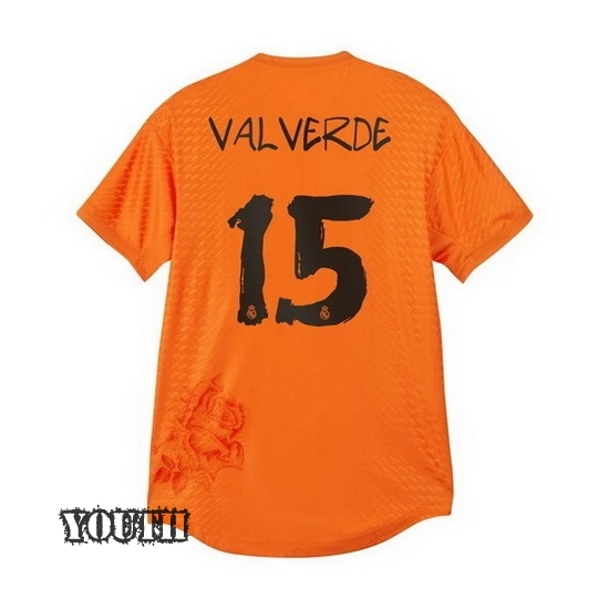 2023/24 Federico Valverde Orange Youth Soccer Jersey