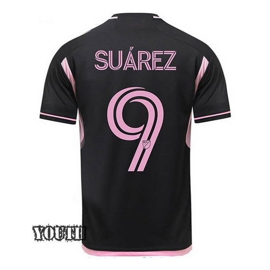 24/25 Luis Suarez Black Away Youth Soccer Jersey