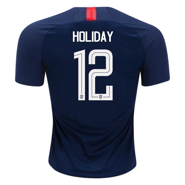 Away Lauren Holiday 2018/19 USA Authentic Men's Stadium Jersey - Click Image to Close