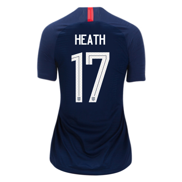 Away Tobin Heath 2018 USA Women's Stadium Jersey 3-Star