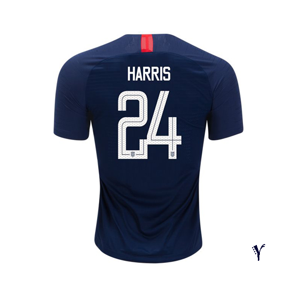 Away Ashlyn Harris 2018/19 USA Youth Stadium Soccer Jersey - Click Image to Close