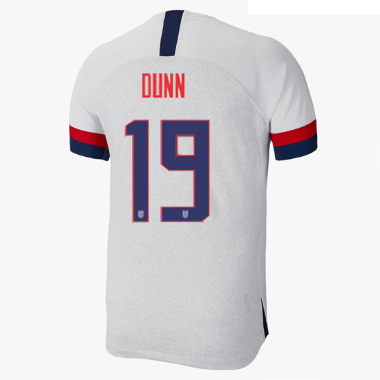 USA Home Crystal Dunn 2019/20 Men's Stadium Soccer Jersey