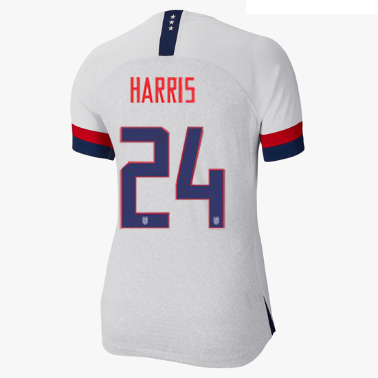 USA Home Ashlyn Harris 2019/2020 Women's Stadium Jersey 4-Star