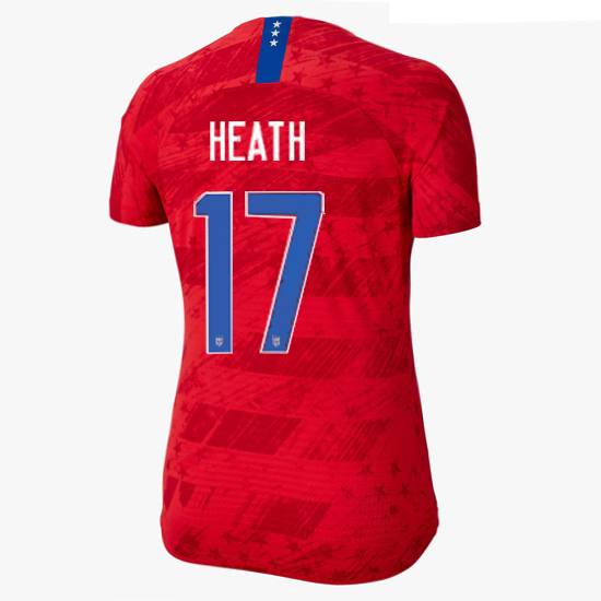 USA Away Tobin Heath 2019/20 Women's Stadium Jersey 4 Star - Click Image to Close