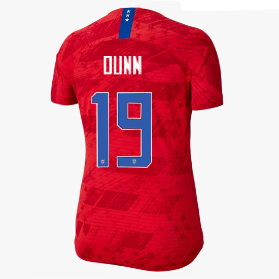 USA Away Crystal Dunn 2019 Women's Stadium Jersey 4-Star