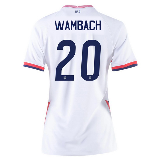 USA Home Abby Wambach 2020/21 Women's Stadium Soccer Jersey