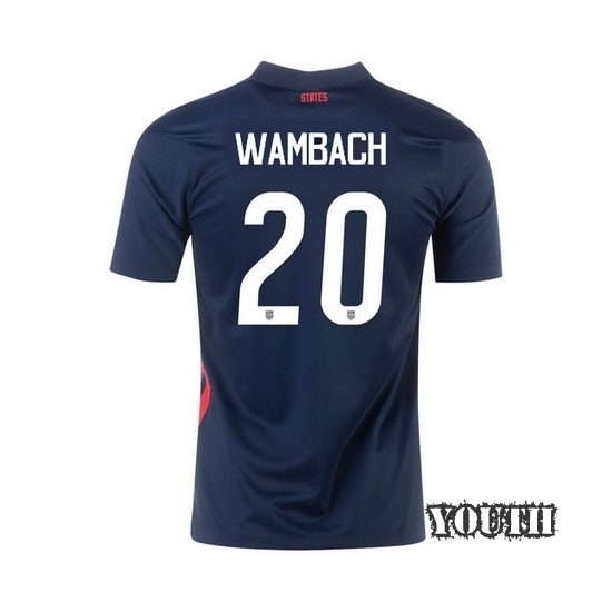 USA Navy Abby Wambach 2020/2021 Youth Stadium Soccer Jersey