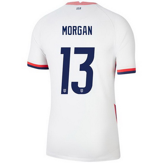 USA White Alex Morgan 2020 Men's Stadium Soccer Jersey