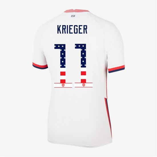 White Ali Krieger 2020 Women's Stadium Jersey Independence Day - Click Image to Close