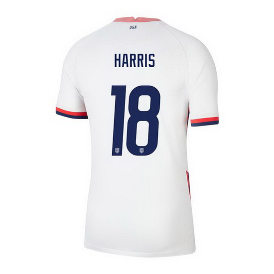 USA White Ashlyn Harris 2020/2021 Youth Stadium Soccer Jersey