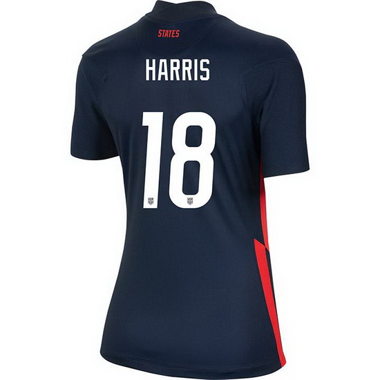 USA Away Ashlyn Harris 2020/21 Women's Stadium Soccer Jersey
