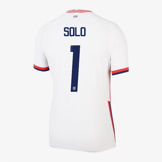 USA Home Hope Solo 2020/21 Women's Stadium Soccer Jersey - Click Image to Close