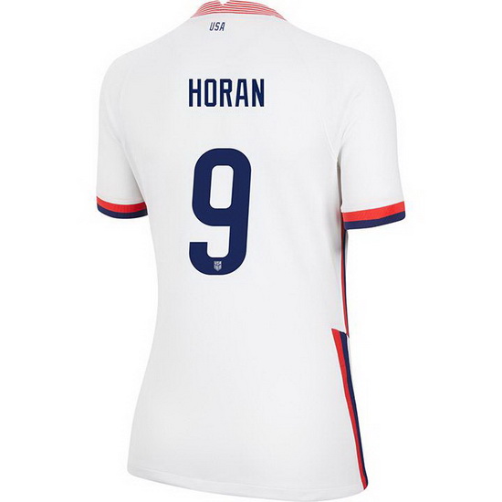 USA Home Lindsey Horan 2020/21 Women's Stadium Soccer Jersey