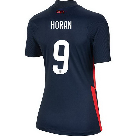 USA Away Lindsey Horan 2020/21 Women's Stadium Soccer Jersey - Click Image to Close
