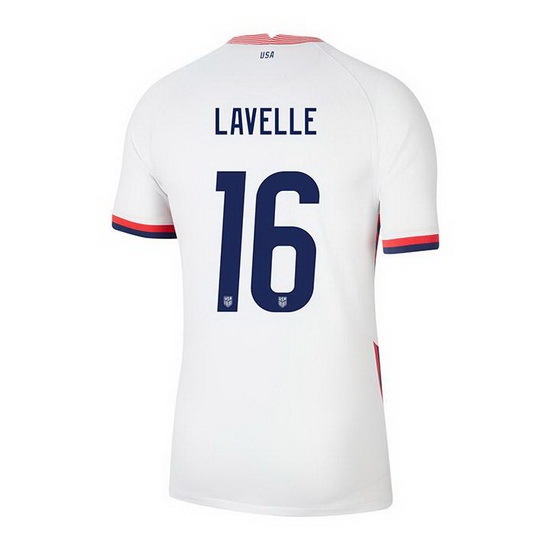 USA White Rose Lavelle 2020/2021 Youth Stadium Soccer Jersey