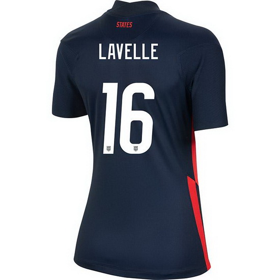 USA Away Rose Lavelle 2020/21 Women's Stadium Soccer Jersey