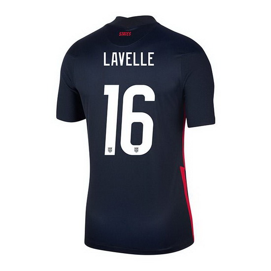 USA Navy Rose Lavelle 2020/2021 Youth Stadium Soccer Jersey