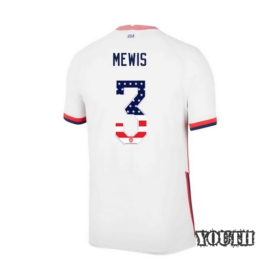 Home Samantha Mewis 2020/21 Youth Stadium Jersey Independence Day
